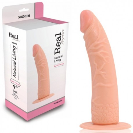 Dildo Real Stico Real Rapture Earth Flavour Branco Sex Shop Low Cost