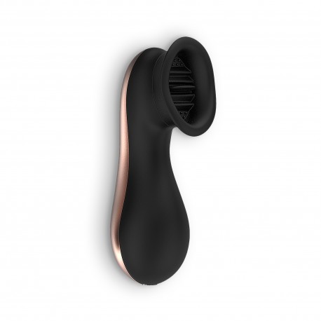 SIMULADOR DE SEXO ORAL RECARREGÁVEL DREAMY ELEGANCE PRETO