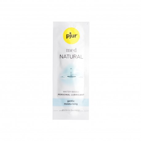 PJUR LUBRIFICANTE MED NATURAL À BASE DE ÁGUA 2 ML