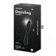 DILDO DE VIDRO DAZZLING CRYSTAL 1 PRETO SATISFYER