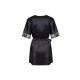 ROBE E TANGA DELIGHT PRETO BEAUTY NIGHT FASHION